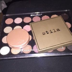 Eyeshadow palettes and tarte highlighter